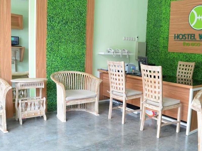 The Eco-Living Hostel Denpasar Exterior foto